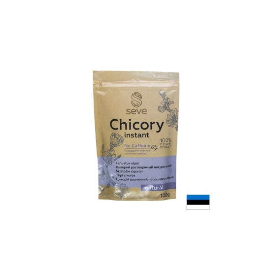 Кафе от корен на цикория Източник на фибри за добро храносмилане Разтворима напитка, 100 g прах