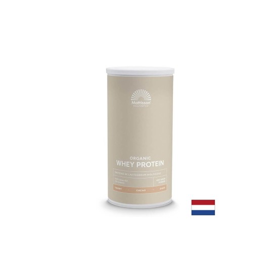 Суроватъчен протеин Organic, 450 g прах (с вкус на какао)