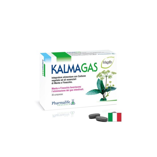 При подуване и газове – Формула с активен въглен 480 mg, мента 50 mg и копър 50 mg, 30 таблетки