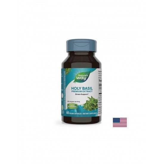 Holy Basil/ Свещен босилек 450 mg х 60 капсули Nature’s Way Holy Basil/ Свещен босилек 450 mg х 60 капсули Nature’s Way