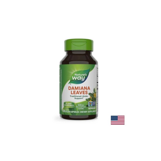 Damiana Leaves/ Дамиана (лист) 400 mg х 100 капсули Nature’s Way Damiana Leaves/ Дамиана (лист) 400 mg х 100 капсули Nature’s Way
