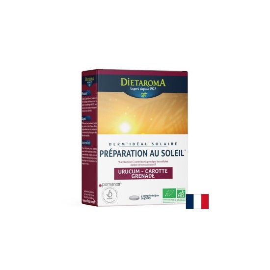 Анато + Морков + Нар – За равномерен тен и подготовка на кожата за слънце, 60 таблетки