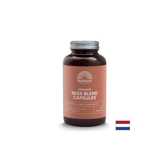 Антиоксиданта формула от червени плодове и зеленчуци органик, 180 капсули Mattisson Healthstyle