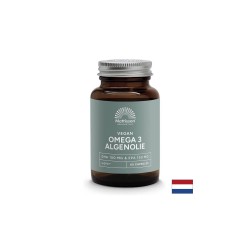Веган Омега-3 от водорасли - Подкрепа за сърцето и мозъчната функция, EPA 150 mg, DHA 100 mg, 60 капсули