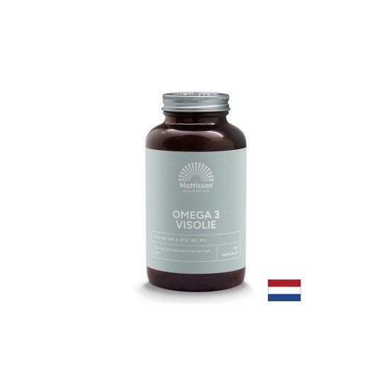 Рибено масло 1000 mg  - ЕPA 180 mg /DHA 120 mg, 120 капсули Mattisson Healthstyle