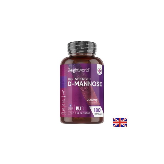 D-Маноза 666 mg – Здрав уринарен тракт, 180 капсули