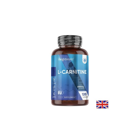 L-Карнитин 1000 mg – Енергия, метаболизъм и контрол на теглото, 120 капсули