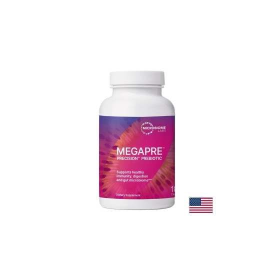 Пребиотична фибро-смес – Баланс на микробиома и имунна подкрепа, MegaPre™ Precision™, 4 g, 180 капсули