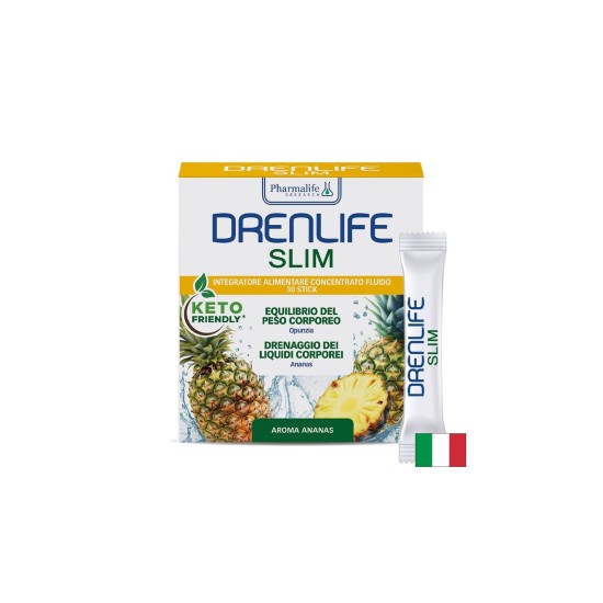 Ананас + Гарциния + Опунция – Отслабване и контрол на апетита, DrenLife Slim, 30 сашета Ананас + Гарциния + Опунция – Отслабване и контрол на апетита, DrenLife Slim, 30 сашета