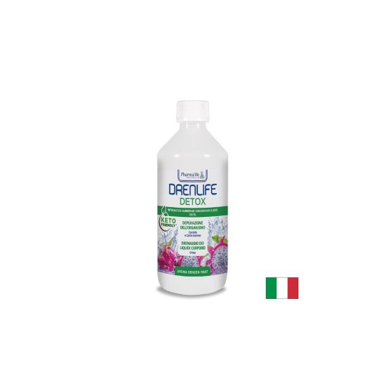 Артишок 450 mg + Бял трън + Холин – Пречистване и подкрепа за черния дроб, Drenlife Detox, 500 ml