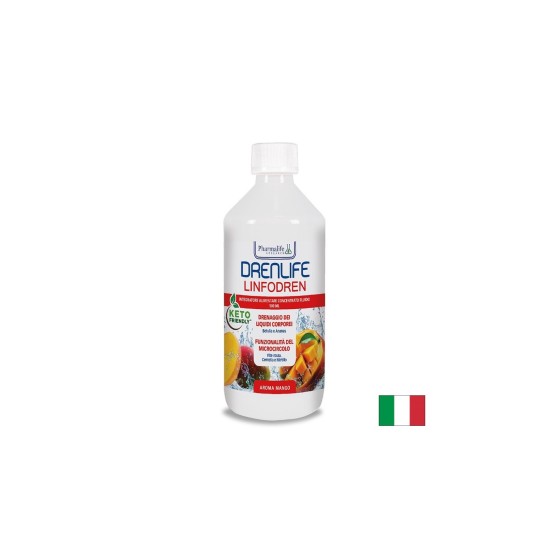 Брезови листа 1800 mg + Готу кола + Бромелаин – Лимфен дренаж и отоци, Drenlife Linfodren, 500 ml Брезови листа 1800 mg + Готу кола + Бромелаин – Лимфен дренаж и отоци, Drenlife Linfodren, 500 ml