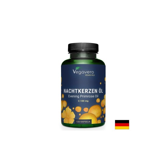 Вечерна иглика – Естествен хормонален баланс, при ПМС и менопауза, 2100 mg, 120 капсули