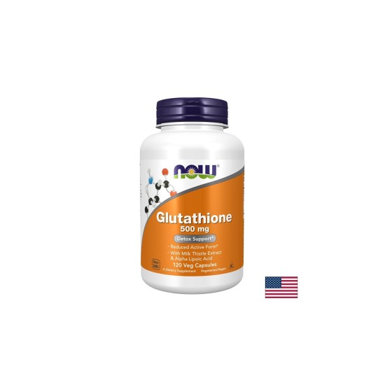 Глутатион 500 mg с бял трън и алфа липоева киселина, Glutathione, 120 капсули