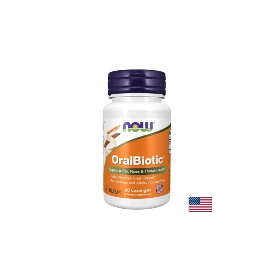 Пробиотик Streptococcus salivarius – За здраво гърло, свеж дъх и силен имунитет, OralBiotic, 60 таблетки за смучене