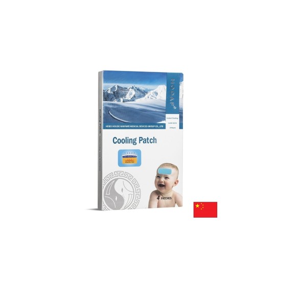 Охлаждащ гел пластир – С бързо действие при температура и главоболие, 4 бр.