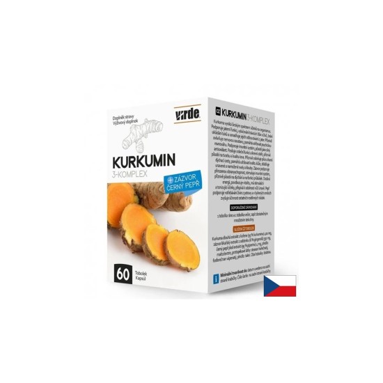 Куркумин 400 mg + Джинджифил 350 mg + Черен пипер За здрави и подвижни стави 60 капсули