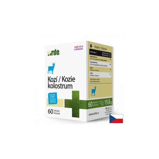 Коластра от козе мляко с инулин За имунна защита и чревен баланс 200 mg, 60 капсули