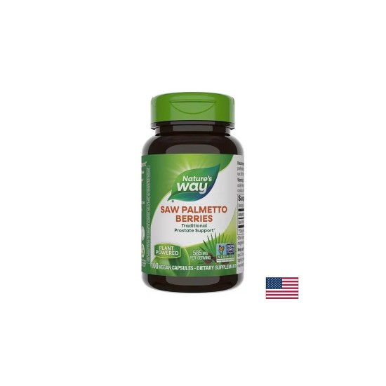 Saw Palmetto Berries/ Сао палмето (плод) 585 mg x 100 капсули Nature’s Way
