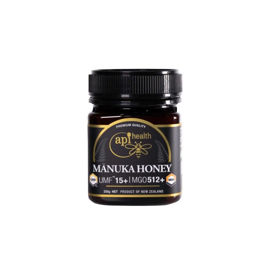 Пчелен мед Манука UMF™ 15+ / MGO 512 – Силен имунитет и подкрепа за гърлото и стомаха, 250 g