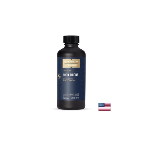 Ерготионин 20 mg + Глутатион 200 mg + Витамин C – Клетъчна защита и забавяне на стареенето, Liposomal Ergo-Thione+, 100 ml