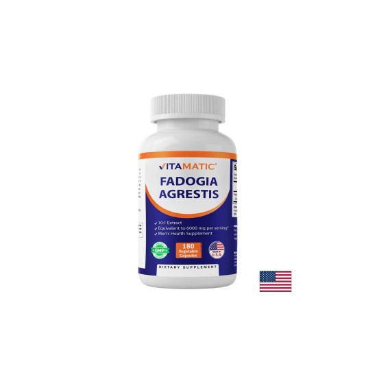 Фадогия агрестис – Подпомага мъжкия хормонален баланс и либидото, 600 mg, 180 капсули