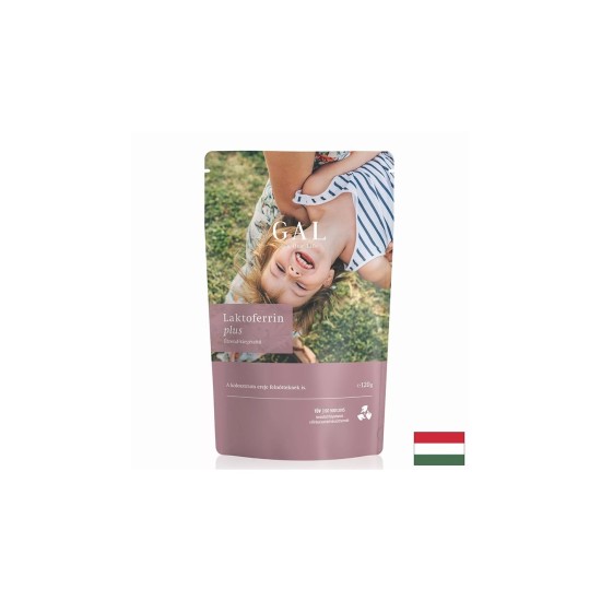 Лактоферин 600 mg + глицин - Laktoferrin Plus – Имунна защита и чревен баланс, 30 дневни дози, 120 g прах