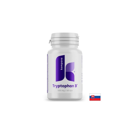 L-триптофан 490 mg + витамини B6 и B3 – Спокоен сън и емоционален баланс, 60 дневни дози, 60 капсули