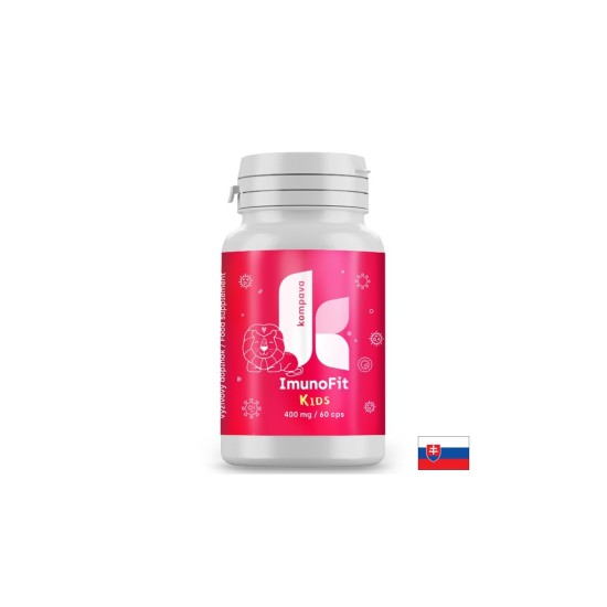 ImunoFit Kids – Лактоферин, Л-лизин и Витамин B6 за силна имунна защита при децата, 30 дневни дози, 60 капсули