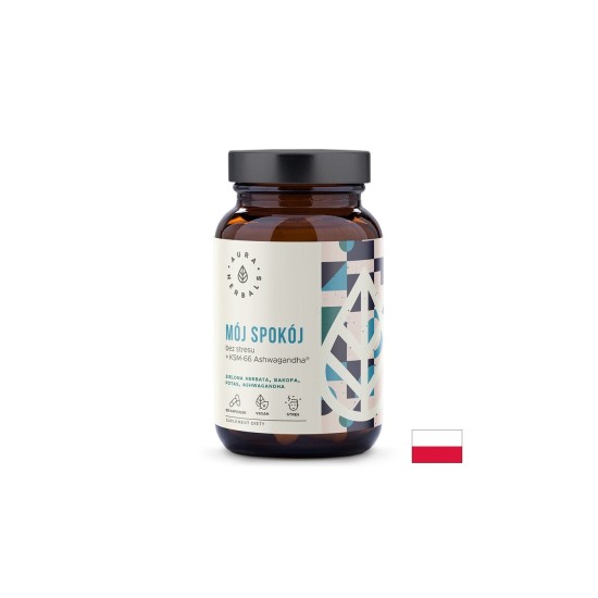 Ашваганда KSM-66 + Зелен чай + Бакопа – Спокойна нервна система и устойчивост на стрес, 60 капсули Ашваганда KSM-66 + Зелен чай + Бакопа – Спокойна нервна система и устойчивост на стрес, 60 капсули