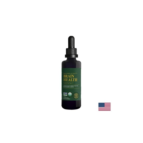 Куркума + Ашваганда KSM-66 + Гинко билоба – Памет, фокус и концентрация, 59.2 ml, капки