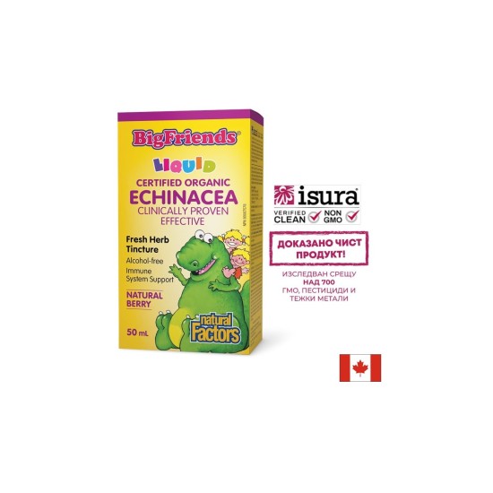 Ехинацея BigFriends® – Имунна подкрепа за деца и възрастни, 1000 mg, 50 ml