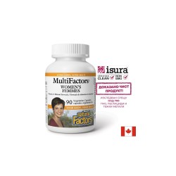 Мултивитамини и Минерали за Жени MultiFactors, 90 V капсули Natural Factors