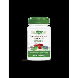 Schisandra Fruit – Шизандра (плод) - Адаптоген и имуномодулатор, 580 mg, 100 капсули Nature’s Way