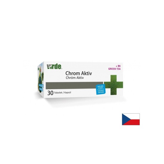 Хром 168 µg + Зелен чай 100 mg + Цинк Метаболитен баланс и контрол на теглото 30 капсули