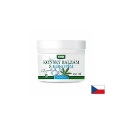 Охлаждащ конски балсам с конопено масло – При болка в ставите и мускулите, 250 ml