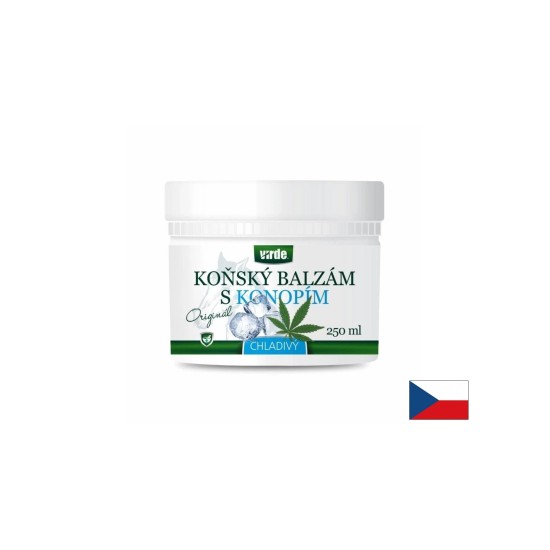 Охлаждащ конски балсам с конопено масло – При болка в ставите и мускулите, 250 ml