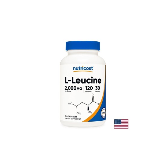 L -Левцин – За мускулен растеж и възстановяване, 500 mg, 120 капсули