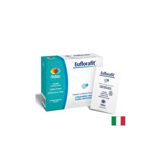Euflorafit - Инулин 4000 mg + 15 млрд. пробиотици – Чревен комфорт и имунна подкрепа, 10 сашета