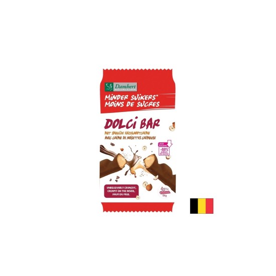 Барчета с нежен лешников крем – 88% по-малко захар, без палмово масло, 84 g