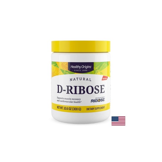 D-Рибоза – Клетъчна енергия и сърдечно-мускулна подкрепа, 5 g, 300 g прах