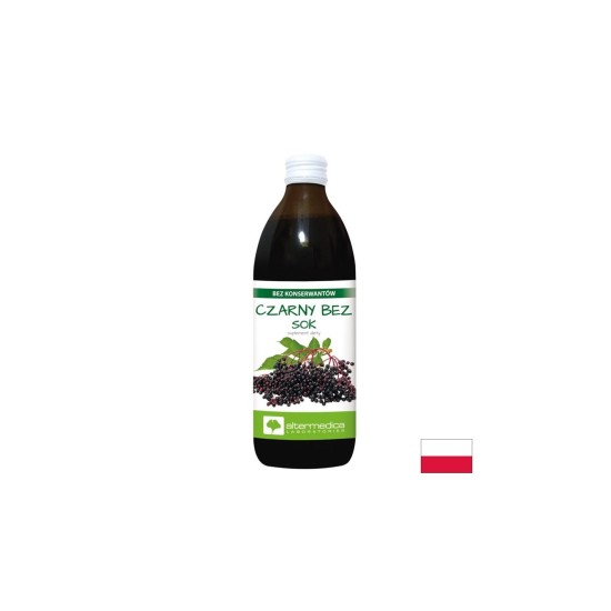 Сок от черен бъз + Витамин C 120 mg – Имунна защита, 500 ml, 10 дози