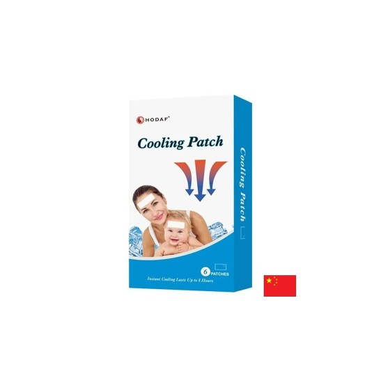 Охлаждащи пластири – С мента и борнеол за свежест и облекчение, 6 броя