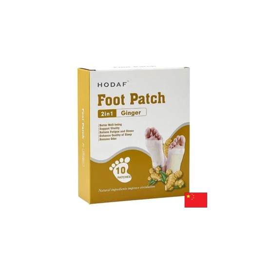 Пластири за детоксикация – С джинджифил, турмалин и оцет, 10 броя