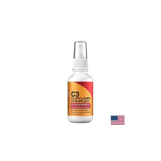 C3 Curcumin Complex с BioPerine® – Гъвкави стави и храносмилателен комфорт, 60 ml спрей