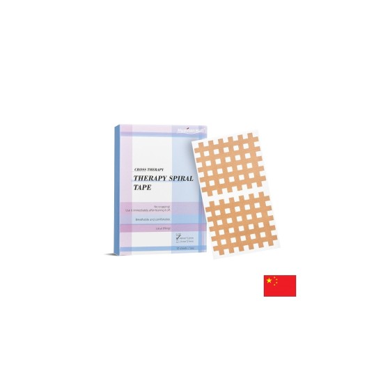 Кинезио терапевтични лепенки Облекчение при напрежение и болка 10 броя, 4.9 x 5.2 см