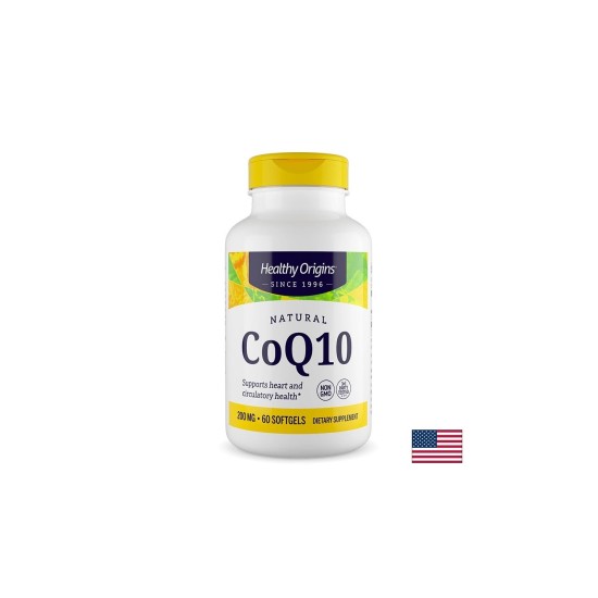 Коензим Q10 (убиквинон) – Енергия и сърдечна функция, 200 mg, 60 капсули