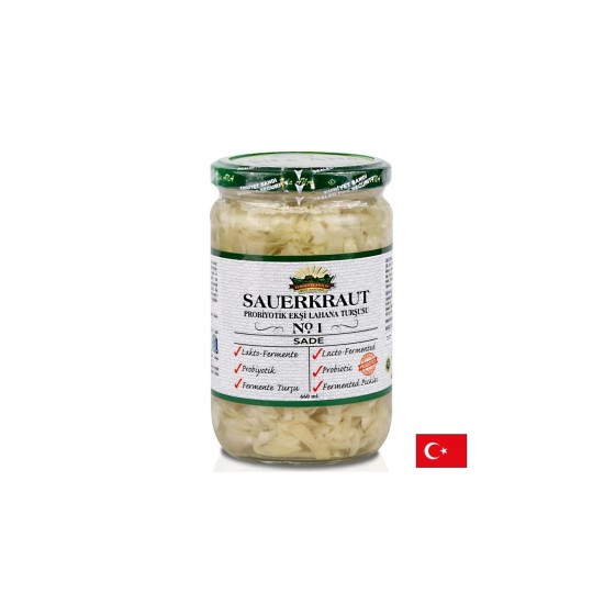 Кисело зеле с пробиотици – Ферментирала туршия за добро храносмилане, 660 ml