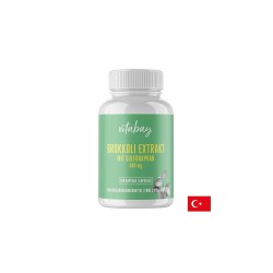 Броколи екстракт 1000 mg със сулфорафан 100 mg – Имунитет, храносмилане и хормонален баланс, 60 капсули
