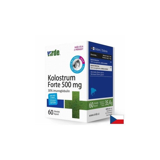 Kolostrum Forte Говежда коластра – Силен имунитет, 500 mg, 60 капсули