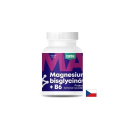 Магнезий (бисглицинат) 250 mg + Витамин B6 – Здрава мускулна функция и сърдечно-съдова система, 90 капсули
